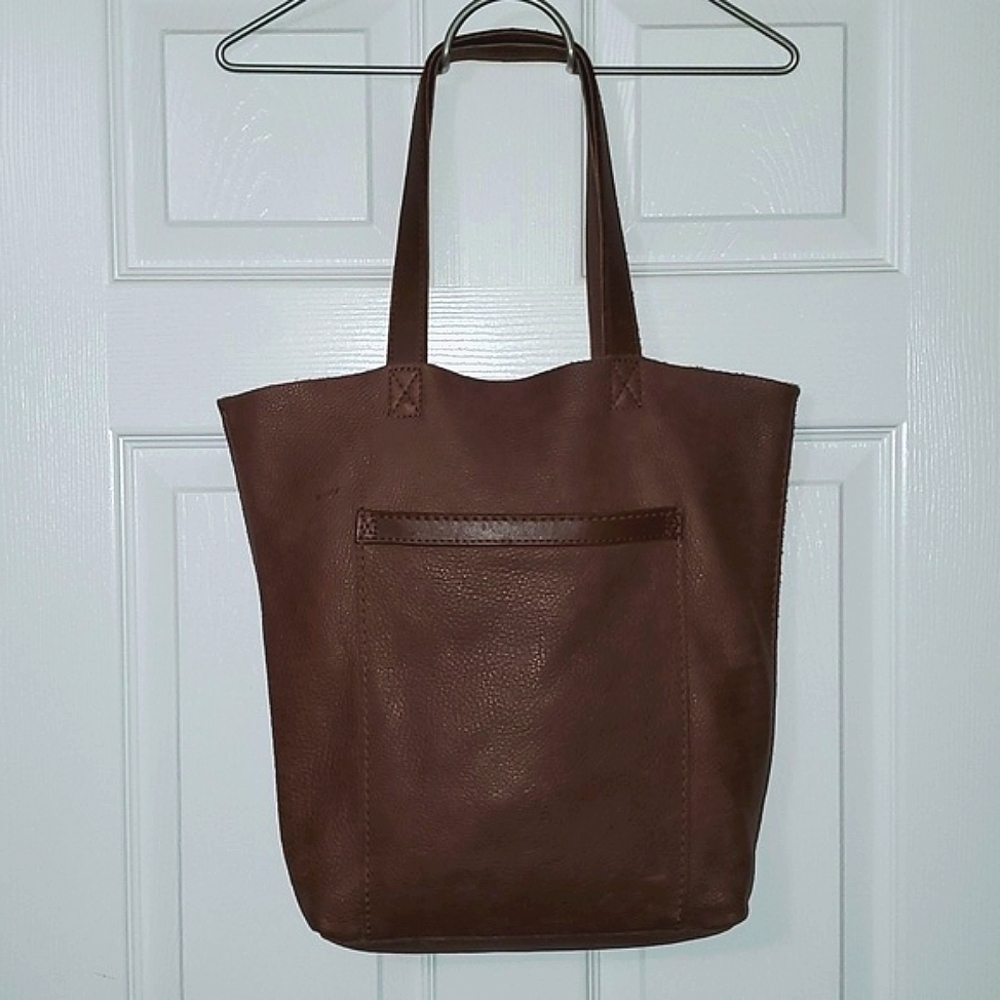 Lucky Brand Leather Tote Bag - Picture 3 of 16